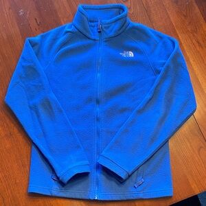 The North Face Vibrant Blue Boys 14/16 Full-Zip Fleece